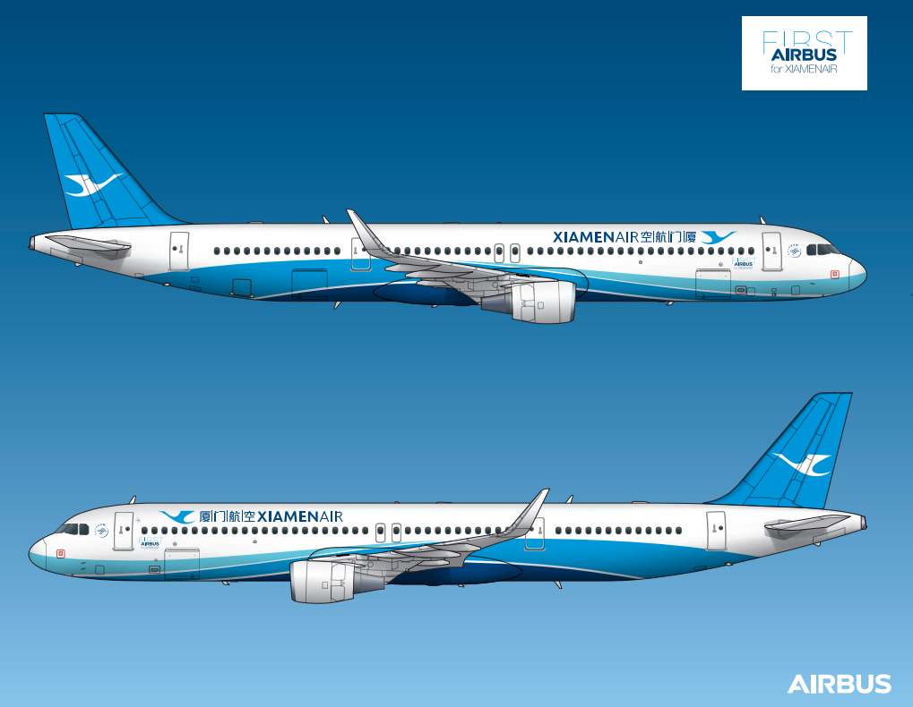 厦航首架空客a321neo飞机客舱揭秘